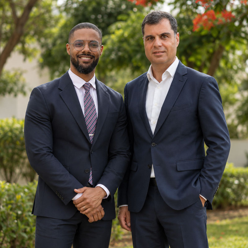 Adolosi Gomes and Tiago Laranjeiro